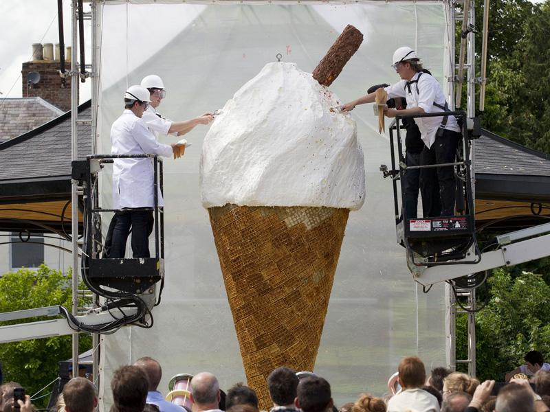 el helado mas grande del mundo